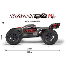 ARRMA Kraton 6S V6 BLX 1:8 4WD EXtreme Bash RTR
