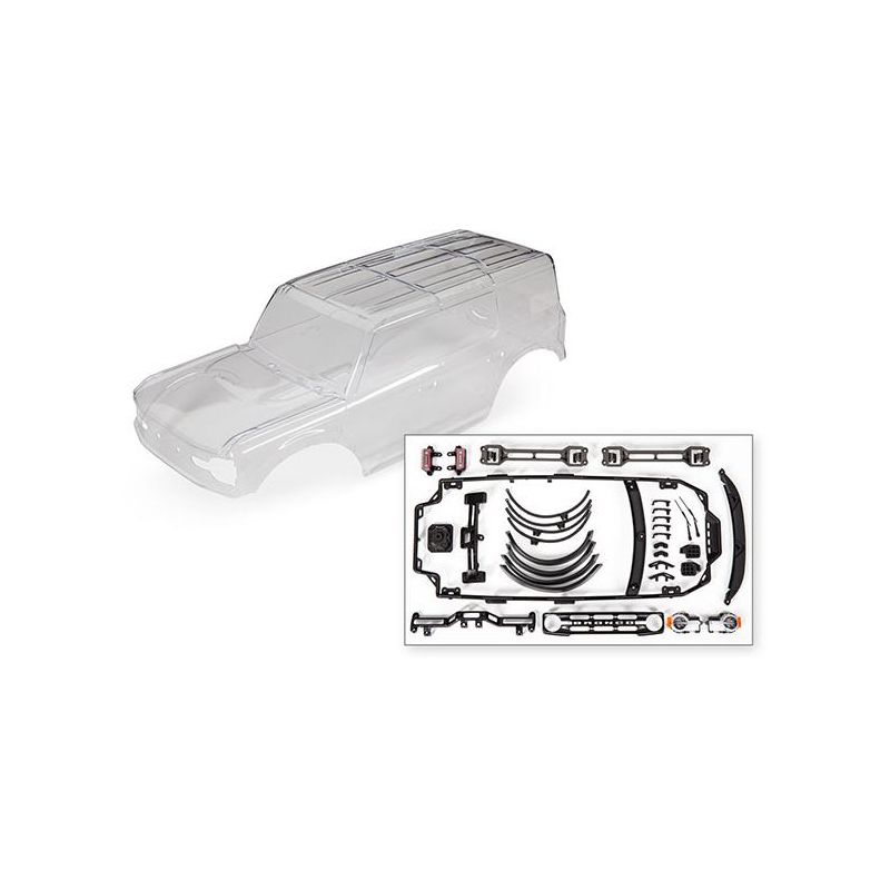 TRAXXAS Karoseria Ford Bronco z akcesoriami (transparentna)