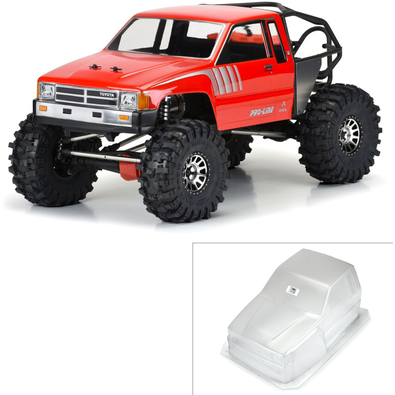 PRO-LINE Karoseria 1:6 1985 Toyota Hilux SR5 do SCX6 (Transparenta)