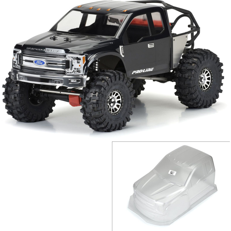 PRO-LINE Karoseria 1:6 2017 Ford F-250 Super Duty do SCX6 (Transparenta)