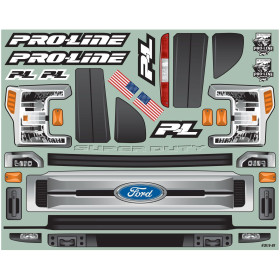 PRO-LINE Karoseria 1:6 2017 Ford F-250 Super Duty do SCX6 (Transparenta)