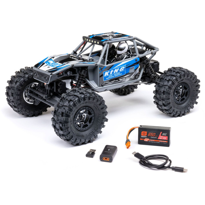 AXIAL Capra 4WS 1:18 4WD RTR (Niebieski)