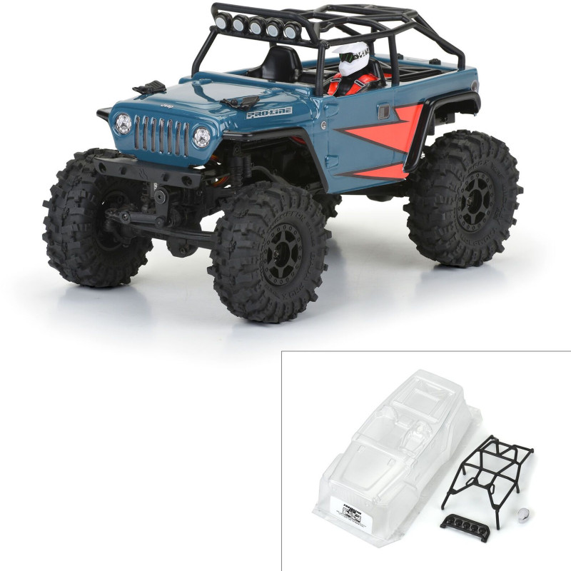 PRO-LINE Karoseria 1:24 2004 Jeep LJ do SCX24 (Transparentna)