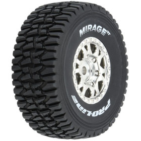 PRO-LINE Koło 1:16, opona Mirage TT, felga srebrna 12mm (4) Mojave Grom