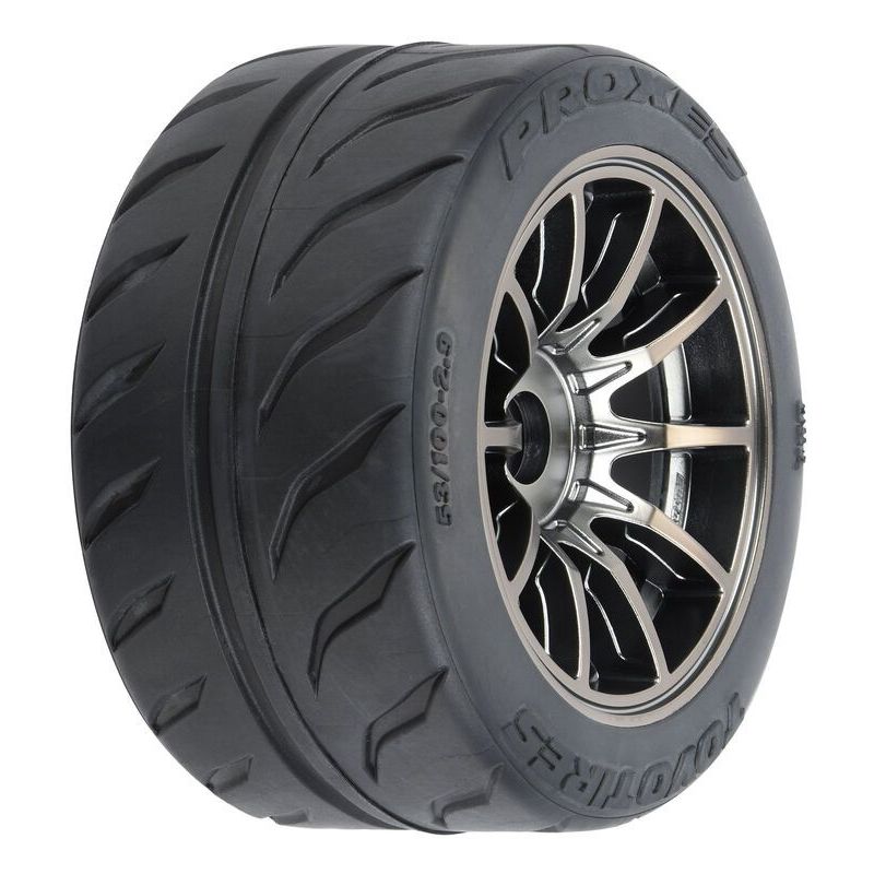 PRO-LINE Koło 1:7, opona Toyo Proxes R888R S3 F/R 53/100 Belted, felga 17mm Spectre (2)