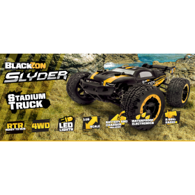 MAVERICK BlackZon Slyder ST 1/16 4WD RTR + Oświetlenie LED (Żółty)