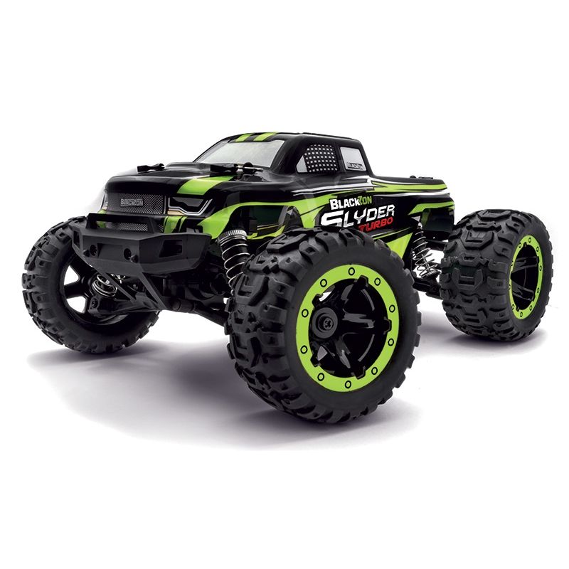 MAVERICK BlackZon Slyder MT Turbo 1/16 4WD Brushless RTR + Oświetlenie LED (Zielony)