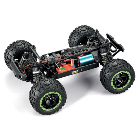 MAVERICK BlackZon Slyder MT Turbo 1/16 4WD Brushless RTR + Oświetlenie LED (Zielony)