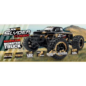MAVERICK BlackZon Slyder MT Turbo 1/16 4WD Brushless RTR + Oświetlenie LED (Gold)