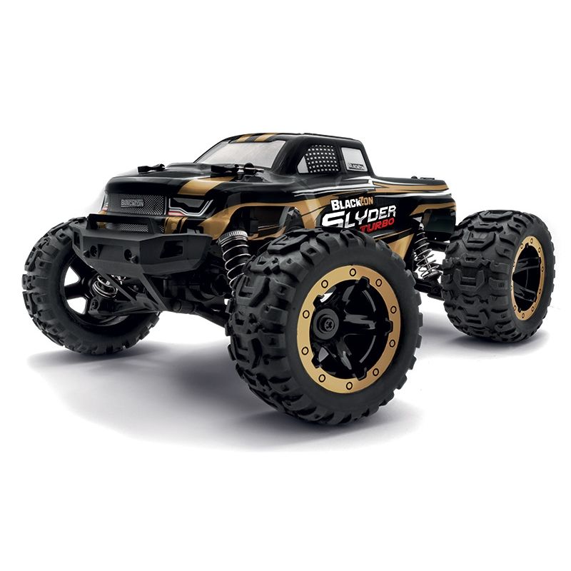MAVERICK BlackZon Slyder MT Turbo 1/16 4WD Brushless RTR + Oświetlenie LED (Gold)