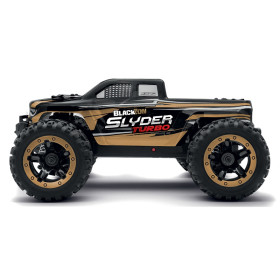 MAVERICK BlackZon Slyder MT Turbo 1/16 4WD Brushless RTR + Oświetlenie LED (Gold)