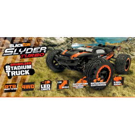 MAVERICK BlackZon Slyder ST Turbo 1/16 4WD Brushless RTR + Oświetlenie LED (Orange)