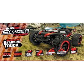 MAVERICK BlackZon Slyder ST Turbo 1/16 4WD Brushless RTR + Oświetlenie LED (Czerwony)