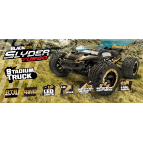 MAVERICK BlackZon Slyder ST Turbo 1/16 4WD Brushless RTR + Oświetlenie LED (Gold)