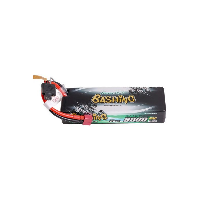 GENS ACE Akumulator LiPo Hardcase 5000mAh 7.4V 60C 2S1P DEAN G-Tech