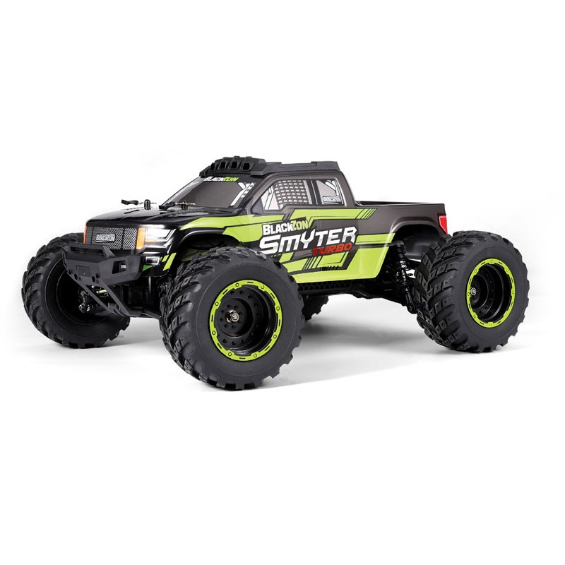 MAVERICK BlackZon Smyter MT Turbo 1/12 4WD + Oświetlenie LED (Zielony)