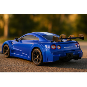 HB TOYS Drift II 4WD 1/16 Niebieski Nissan GTR (Dym + Oświetlenie)