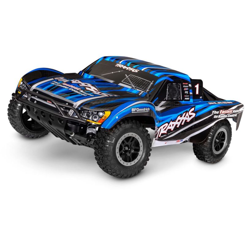 TRAXXAS Slash XL-5 2WD EHD 1/10 + Ładowarka USB-C 4A + Akumulator (Niebieski)