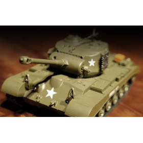 Zestaw Czołgów HENG LONG M4A3 Sherman i M26 Pershing 1/30 2.4GHz (walka IR/dźwięk)