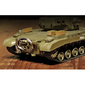 Zestaw Czołgów HENG LONG M4A3 Sherman i M26 Pershing 1/30 2.4GHz (walka IR/dźwięk)