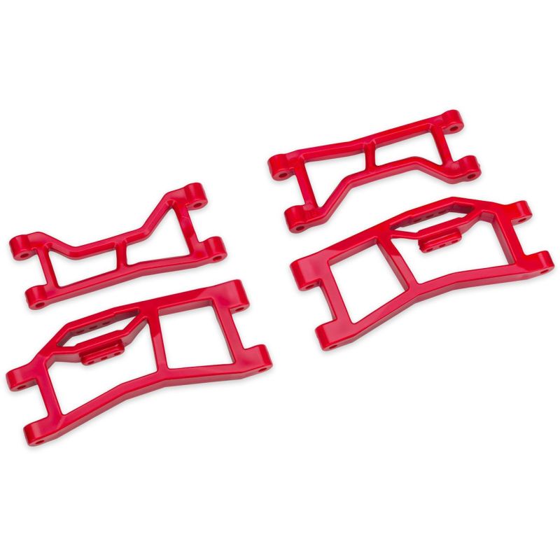TRAXXAS Wahacze tylne poszerzone (Górne oraz Dolne) Mini Maxx (Czerwone)