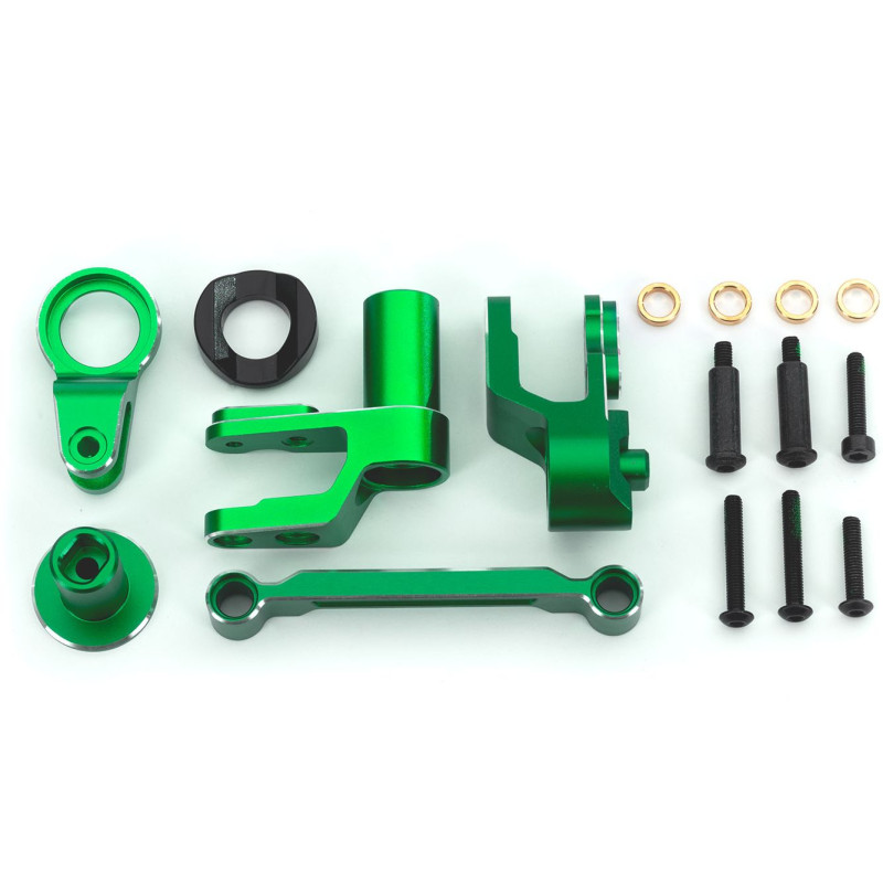 TRAXXAS Aluminiowy zestaw skrętu (zielony) Maxx Slash