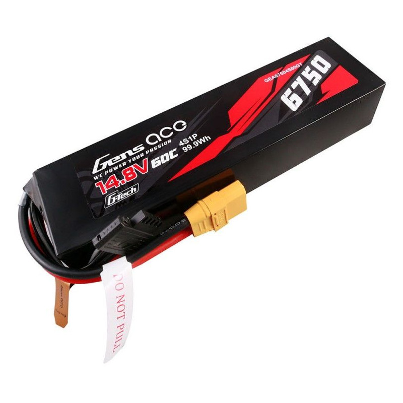 GENS ACE Akumulator LiPo 6750mAh 14.8V 60C 4S1P XT90 G-Tech (Magazyn 2)