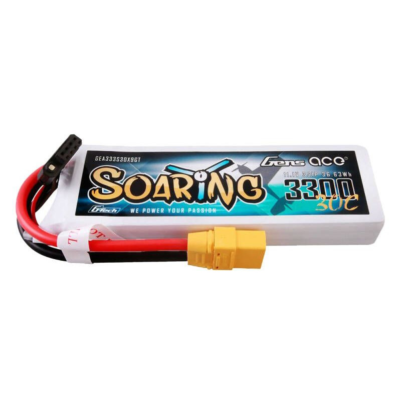 GENS ACE Akumulator LiPo Soaring 3300mAh 11.1V 30C 3S1P XT90 G-Tech (Magazyn 2)