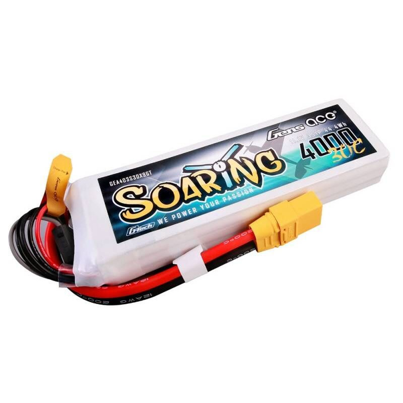 GENS ACE Akumulator LiPo Soaring 4000mAh 11.1V 30C 3S1P XT90 G-Tech (Magazyn 2)