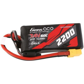 GENS ACE Akumulator LiPo 2200mAh 7.4V 60C 2S1P XT60 G-Tech (Magazyn 2)