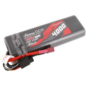 GENS ACE Akumulator LiPo Hardcase 4000mAh 7,4V 60C 2S1P DEAN G-Tech (Magazyn 2)