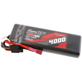GENS ACE Akumulator LiPo Hardcase 4000mAh 7,4V 60C 2S1P DEAN G-Tech (Magazyn 2)