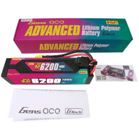 GENS ACE Akumulator LiPo HV Advanced 6200mAh 15,2V 100C 2S XT90 G-Tech (Magazyn 2)