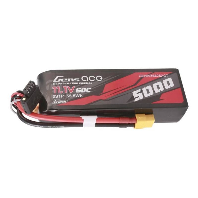 GENS ACE Akumulator LiPo 5000mAh 11,1V 60C 3S1P XT60 G-Tech (Magazyn 2)