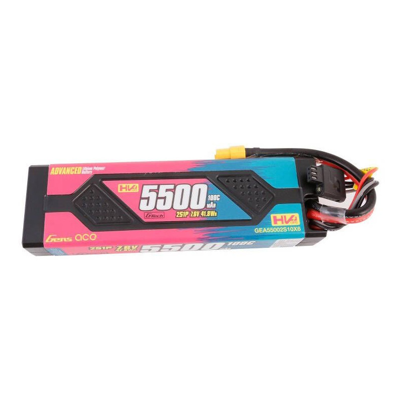 GENS ACE Akumulator LiPo HV Advanced 5500mAh 7,6V 100C 2S XT60 G-Tech (Magazyn 2)