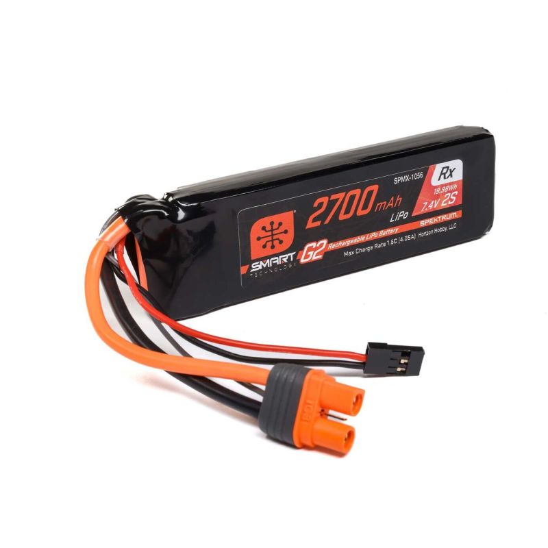 Spektrum Smart G2 LiPo 7.4V 2700mAh Rx 15C IC3