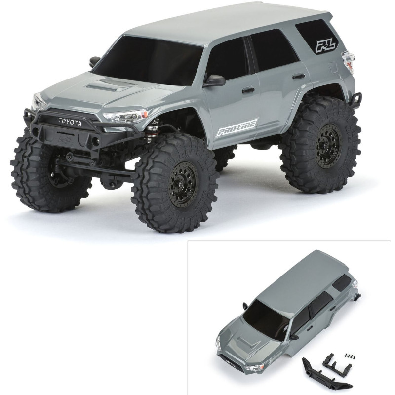 PRO-LINE Karoseria 1:24 2024 Toyota 4Runner złożona: Axial SCX24 (Szara)