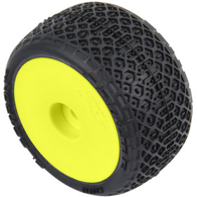 PRO-LINE Koła Electron 2.0 1:24, Żółte felgi, Hex 7mm (4): Micro-B