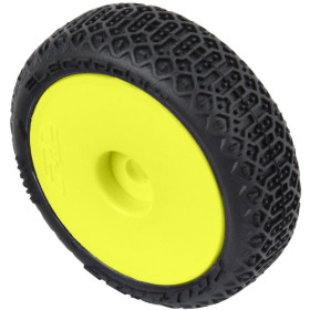 PRO-LINE Koła Electron 2.0 1:24, Żółte felgi, Hex 7mm (4): Micro-B