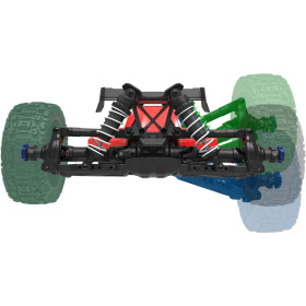 TRAXXAS Jato 4x4 BL-2S 1/8 (Czarny)