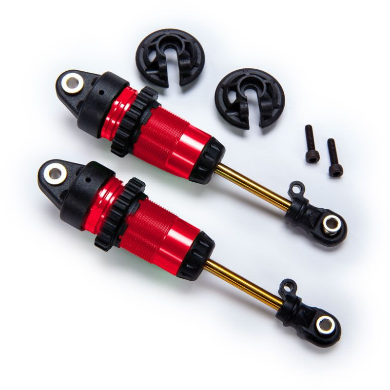 TRAXXAS Amortyzatory GTR long (Czerwone)