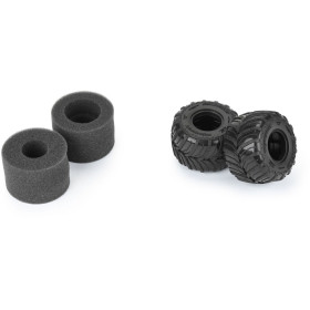 PRO-LINE Opony 1.25"/1.75" 1:18 Dreadnaught (2): Mini LMT