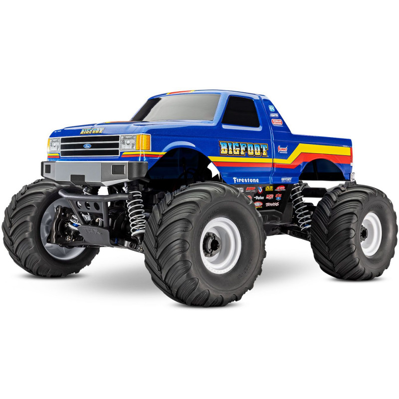 TRAXXAS Bigfoot No.8 4x4 BL-2S 1/10 Clipless + elementy EHD