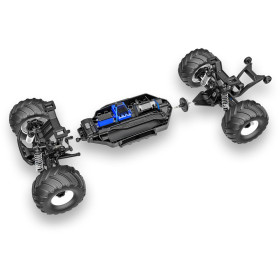 TRAXXAS Bigfoot No.8 4x4 BL-2S 1/10 Clipless + elementy EHD