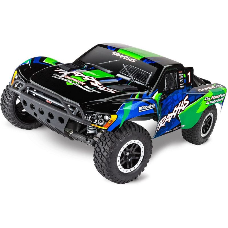 Auto TRAXXAS Slash VXL 2WD 1/10 + Magnum 272R + TSM + Elementy EHD Clipless Body (Zielony)
