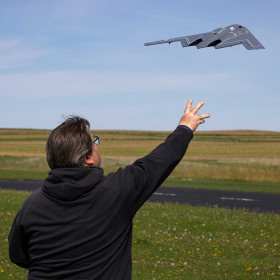 E-flite Micro B-2 Spirit Twin 30mm EDF BNF Basic
