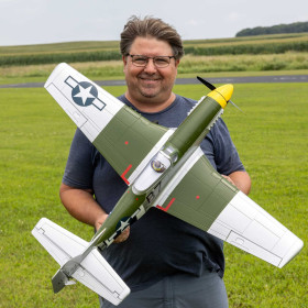 E-flite P-51D Mustang 1.0m AS3X+ SAFE Select BNF Basic