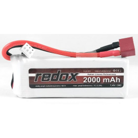Akumulator REDOX 7,4V 2000mAh 2S 30C LiPo DEAN