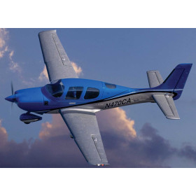E-flite Cirrus SR22T 0.73m AS3X SAFE Select BNF Basic