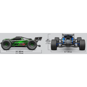 TRAXXAS XRT ULTIMATE 8S 4WD 1/5 Race Truck (Niebieski)
